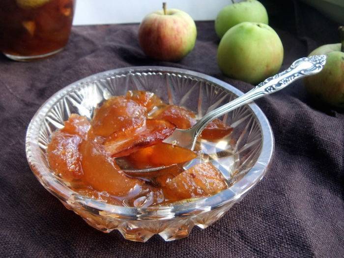 13 лучших рецептов приготовления янтарного яблочного варенья дольками на зиму