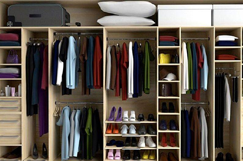 Как организовать пространство в шкафу?