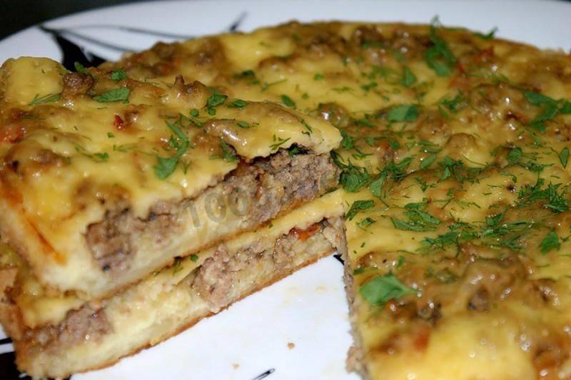 Картофельная запеканка с фаршем в мультиварке  (4 рецепта)