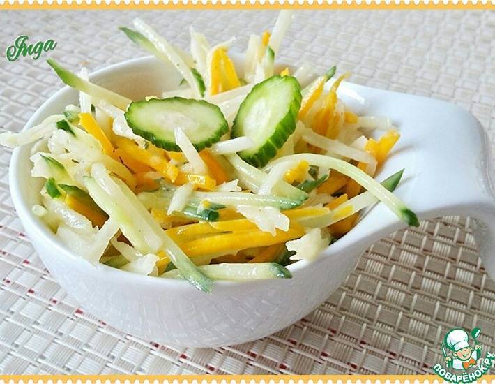 Салат из дайкона — 11 самых вкусных рецептов