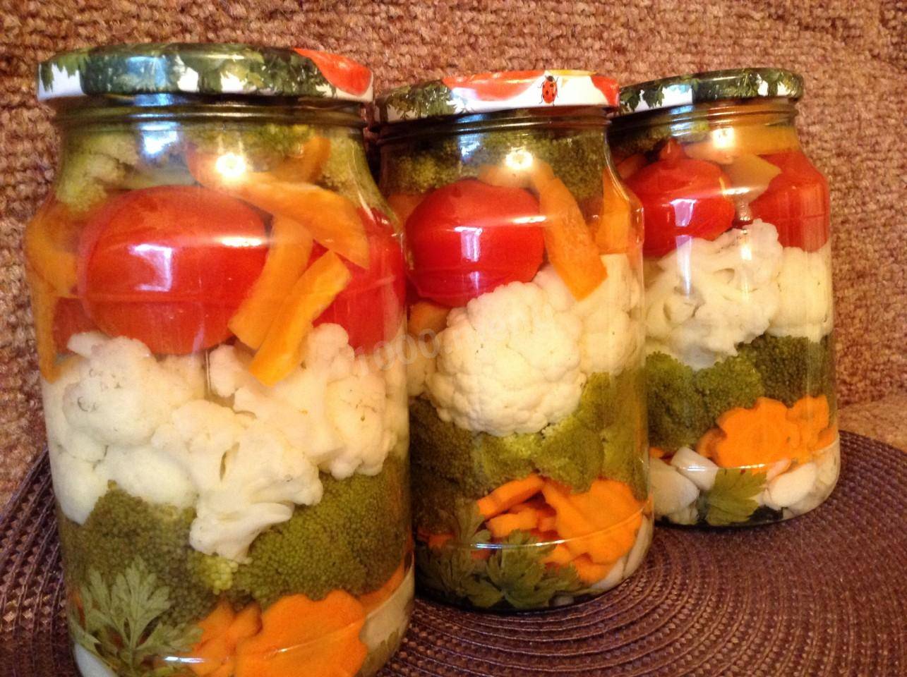 Маринованные овощи — рецепты приготовления ассорти овощей