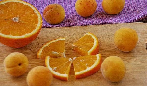 Компот из абрикосов и апельсинов на зиму рецепт с фото