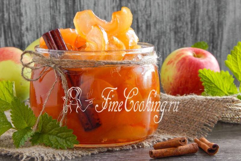 Яблочное варенье дольками янтарное — 7 рецептов