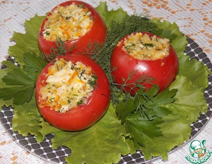 Как готовят фаршированные помидоры на закуску креативные кулинары