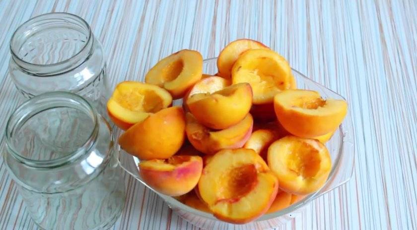 Заготовки персиков в собственном соку на зиму