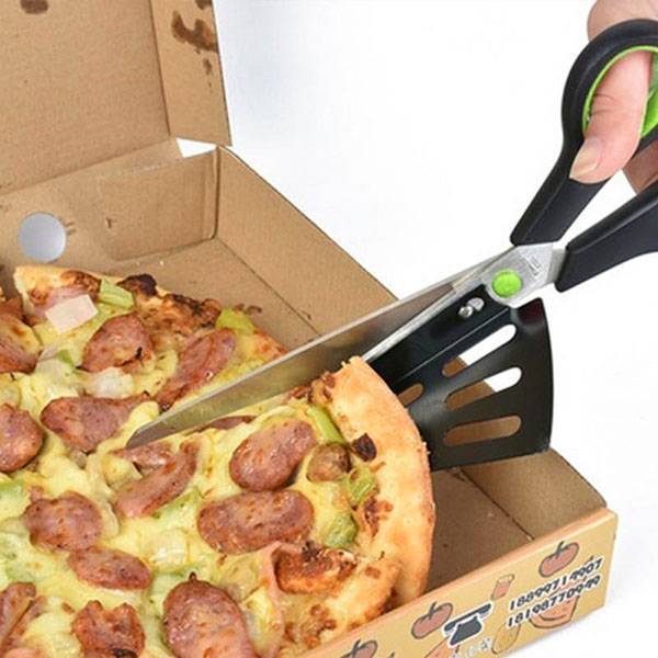 Необычный нож-ножницы из Китая для нарезания пиццы