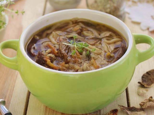 Суп из сушеных грибов — вкусные рецепты грибных супов
