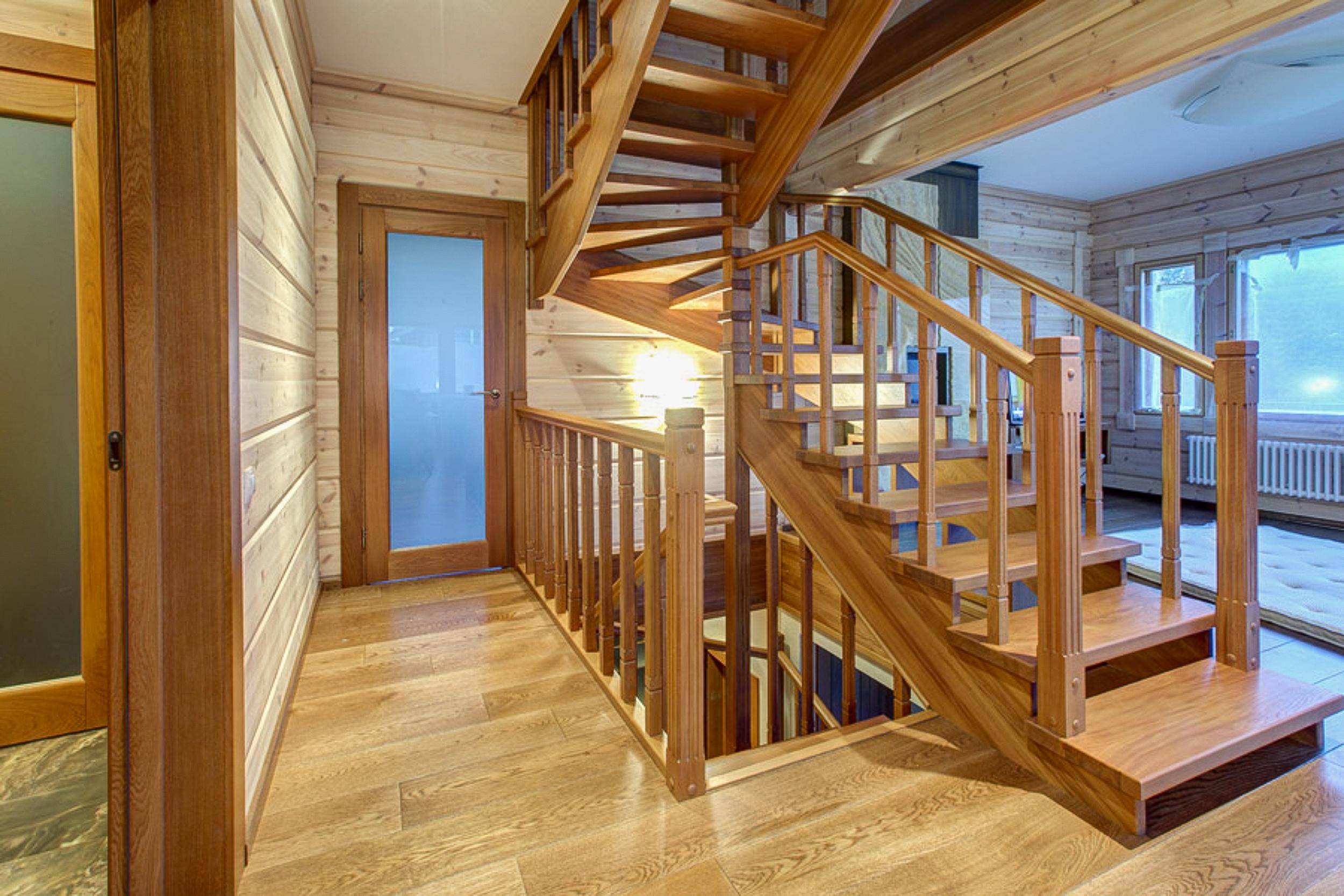 Самостоятельное изготовление лестницы на второй этаж из дерева
