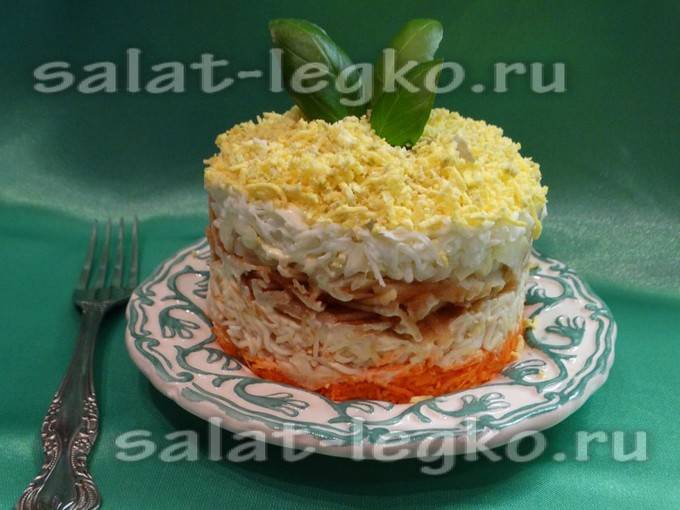 Салат с плавленным сыром - 83 домашних вкусных рецепта приготовления