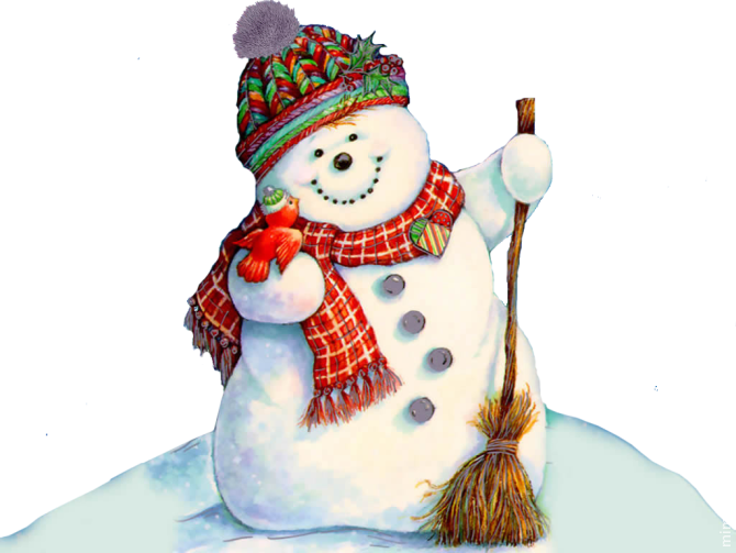 Снеговик из папье-маше: зимний декор