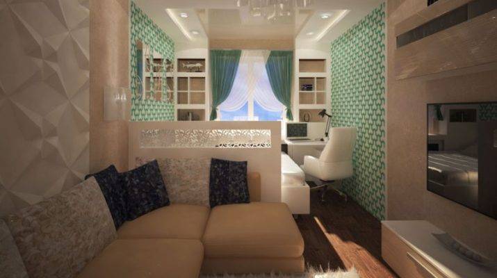 Спальня и гостиная в одной комнате: примеры зонирования и дизайна