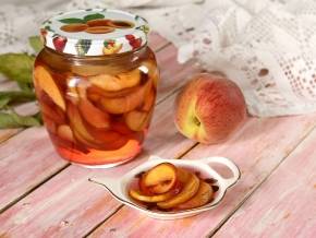Персики на зиму, рецепты с фото
