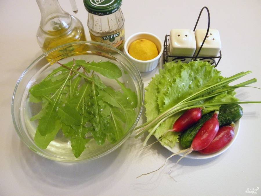 Салат из одуванчиков. рецепты приготовления полезных для организма салатов из одуванчиков