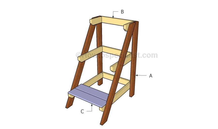 Лестница на крыльцо из дерева своими руками: чертежи с размерами, пошаговое руководство по строительству