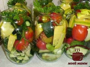 Маринованные овощи ассорти, овощи на любой вкус
