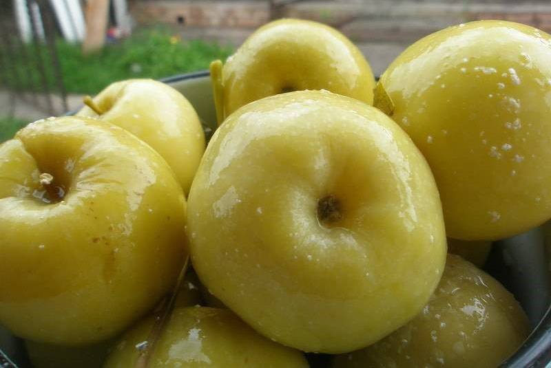 Моченые яблоки по старинному рецепту.