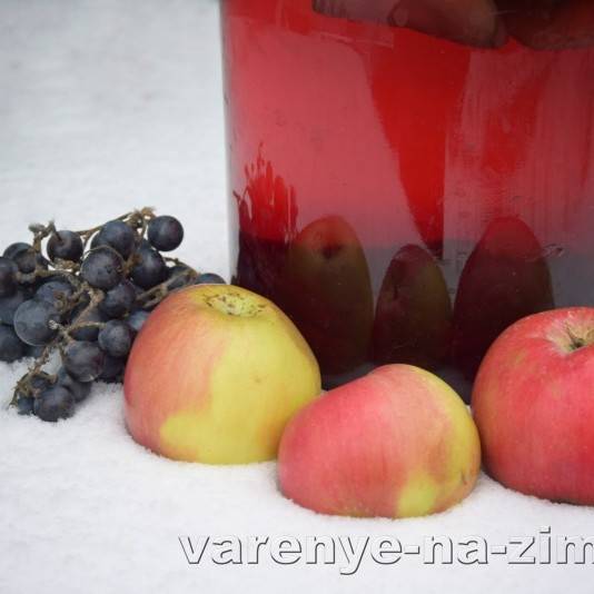 Компот из яблок на зиму – 12 рецептов на 3-литровую банку