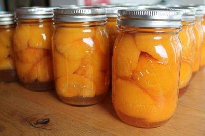 Персики в собственном соку на зиму: рецепт и фото