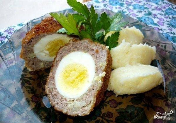 Пошаговый рецепт мясных зраз с яйцом