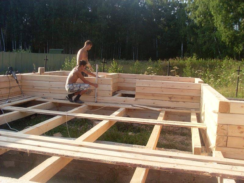 Как построить дом из бруса на дачном участке самостоятельно