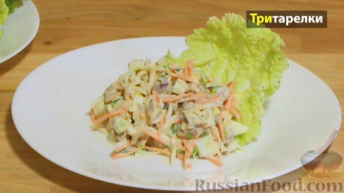 Салат из дайкона – рецепты приготовления с морковью, яблоком, огурцом, мясом, фото, видео