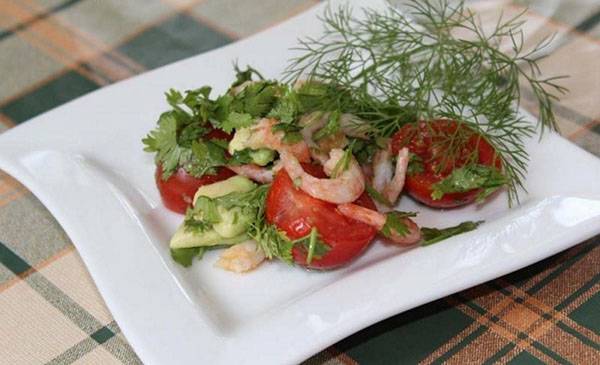 Салат с авокадо — рецепт с креветками, тунцом, огурцом, помидорами, креветками, видео