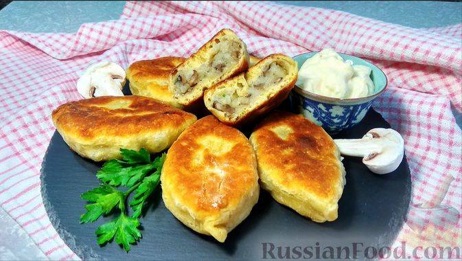 Пирожки с картошкой в духовке пошаговый рецепт с фото
