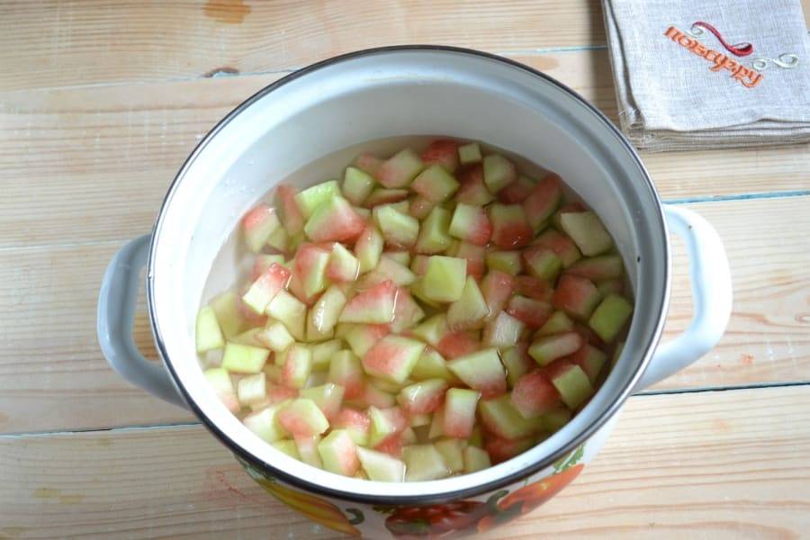 Варенье из арбузных корок: самый простой рецепт с пошаговыми фото