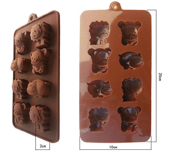 Для изготовления фигурного шоколада нужна силиконовая 3d форма из китая