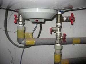 Технология установки и подключения водонагревателя на даче