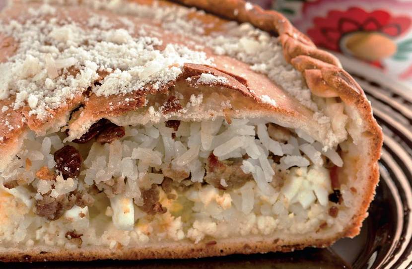 Сладкая татарская губадия — рецепт с фото приготовления пирога с рисом и изюмом