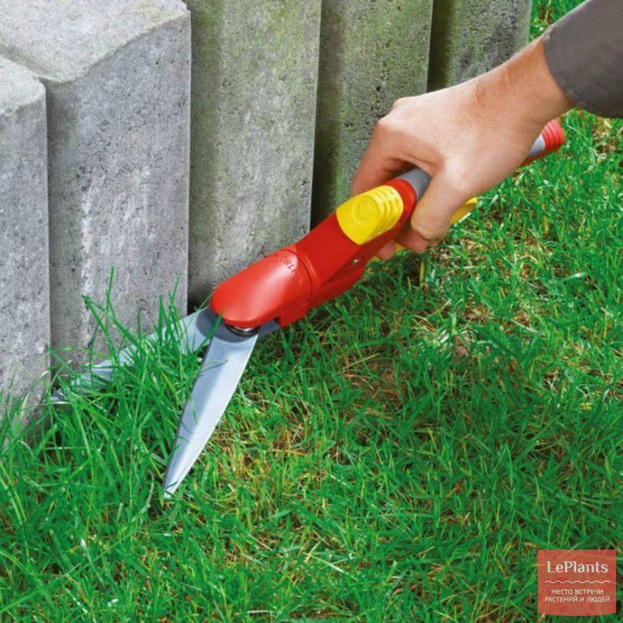 Для чего нужны ножницы для газона с длинной ручкой?