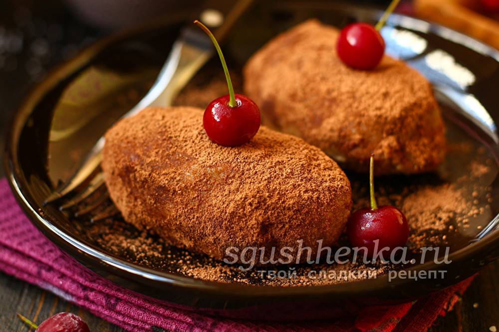 Как сделать сладкое пирожное «картошка» из печенья со сгущенкой