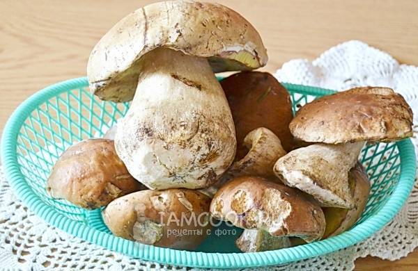 Рецепт маринования белых грибов на зиму