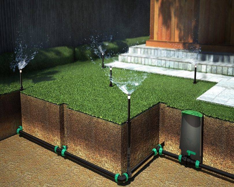 Автоматический полив газона – монтируем сами, чтобы система поливала за нас