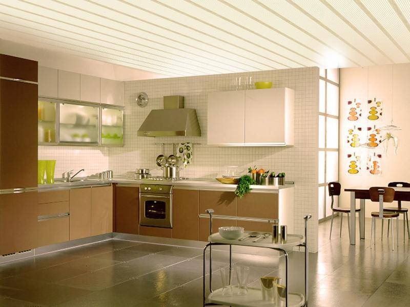 Красивый и бюджетный потолок на кухне своими руками — варианты отделки эконом-класса