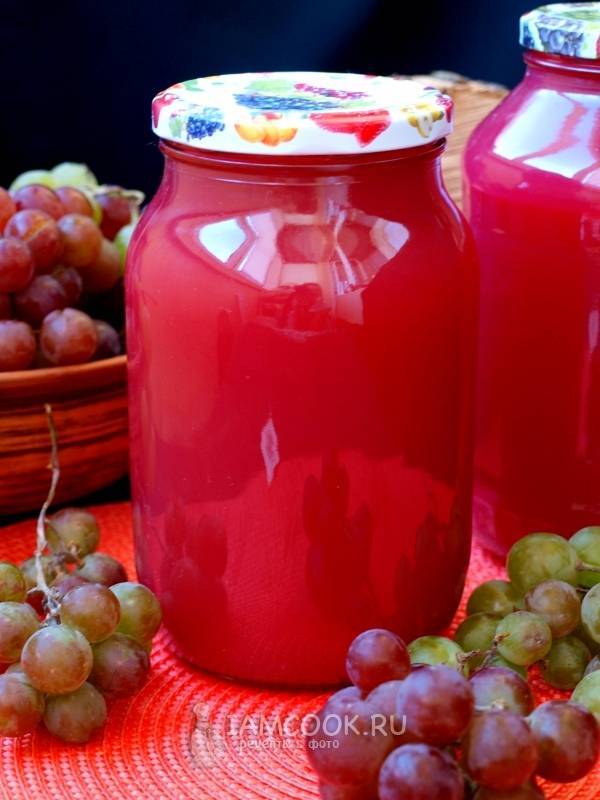 Рецепт сока из винограда в домашних условиях. яблочно-виноградный сок на зиму. виноградный сок на зиму в домашних условиях «ручной отжим»