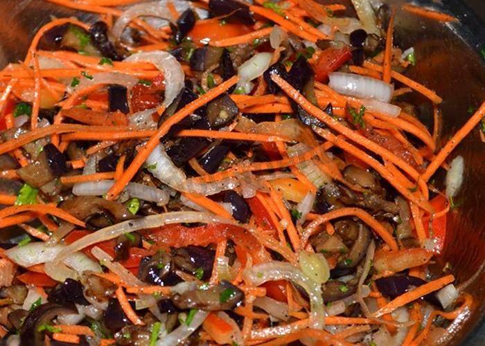 Салат из баклажан на зиму: 7 лучших рецептов (36 фото)