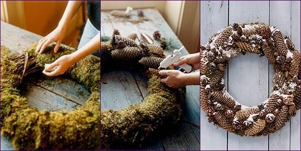 Изготовление новогодних поделок из шишек своими руками: 100 идей с фото