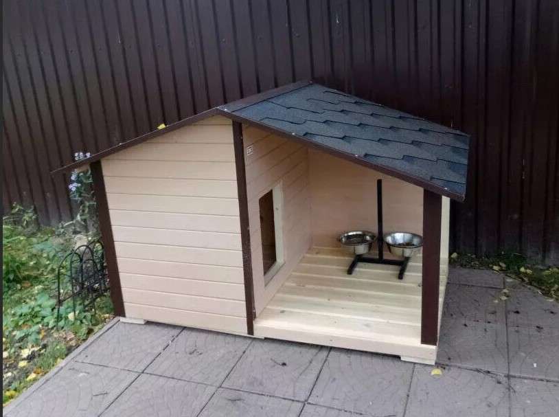 Отдельное жильё – будка для собаки своими руками: чертежи и размеры, как построить теплое жилище