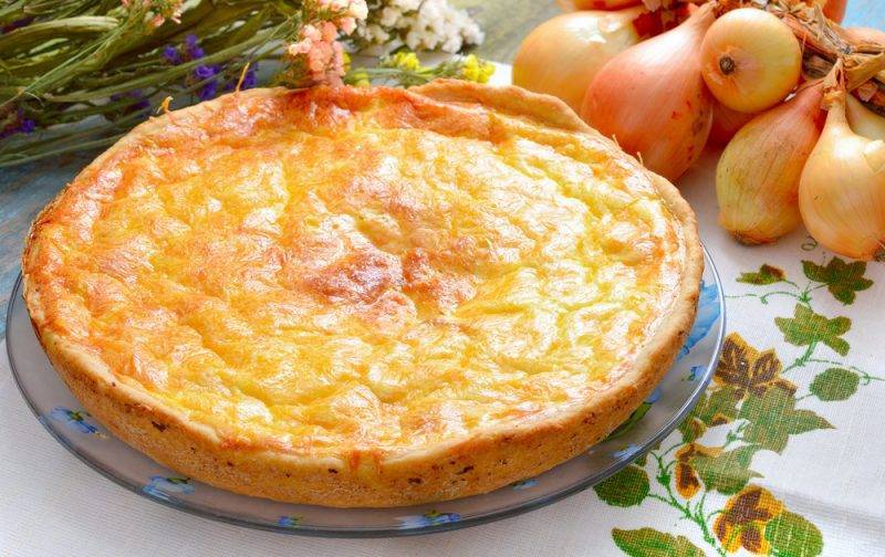 Как приготовить французский луковый пирог по классическому пошаговому рецепту